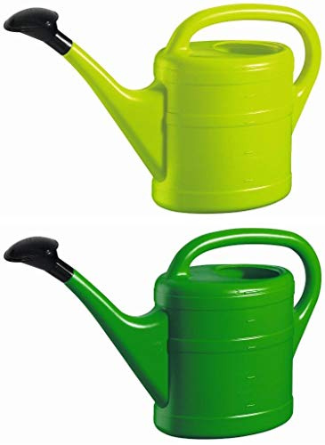 2X Gießkanne 5L MINTGRÜN + GRÜN + 1x KÜHLSCHRANKMAGNET! Gießkannen Kunststoff für groß & klein, Garten & Zimmerpflanzen Gieskanne Gieskannen Giesskanne 5 Liter Watering Can Kinder Zimmergießkanne