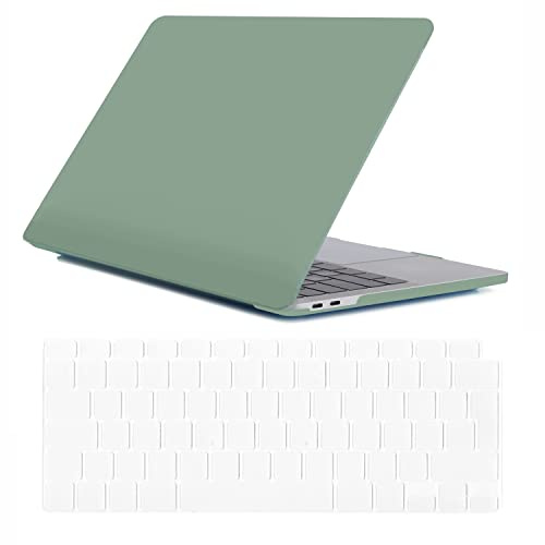 Se7enline for Macbook Pro 13 inch Case M2/M1 2026-2020 A2338，Midnight Green | Hard Shell Laptop Case Washable Keyboard Cover Skin Anti-Scratch Anti-Drop Heat Dissipation Full Port Access Slim Lightweight