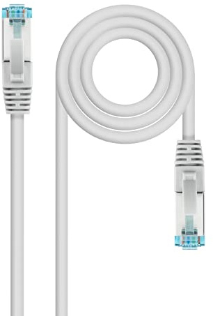 Nanocable 10.20.1720 Cable de Red Cat.7 SFTP AWG26, Gris, 20m | 600MHz, LSZH, PIMF