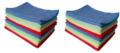 efase BAYETAS DE Microfibra 40x30 para Limpieza. Bayetas Resistentes, Lavables, Multiusos y multisuperficie. (48)