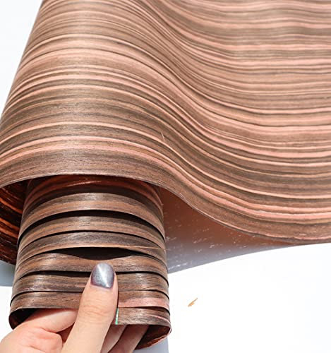 Aibote Schwarze Ebenholz-Technologie Holzfurnierplatte (60 x 250 cm) Möbel-Restaurierungsblätter für Lautsprecher, Lautsprecher, Vitrinen, Tischregale, Küchenmöbel, Hotel