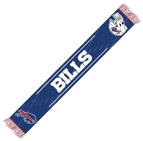Bills Schal Fanschal Scarf ** Team HD Knitted Jaquard Scarf ** in 145 x 20 cm