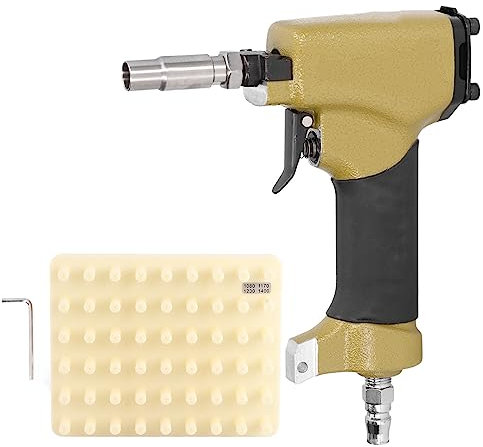 Pneumatischer Ziernagler, Pneumatischer Reißnagel, Air Power Ziernagler, Ziernadel-Werkzeug mit Innensechskantschlüssel für Gepolsterte Brad-Nagler (1080)