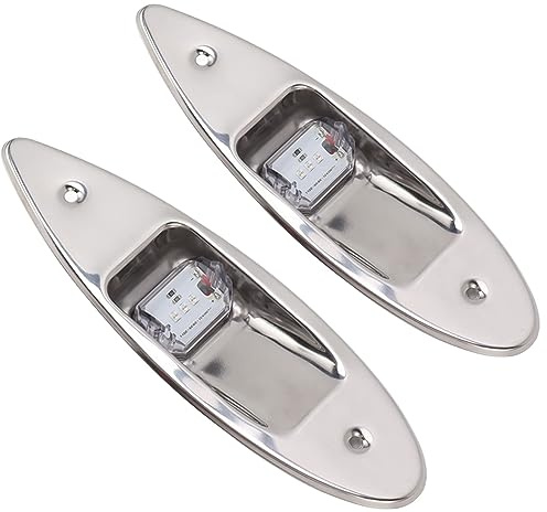 1 Paar LED-Buglicht für Fischerboote, 120 Grad Abstrahlwinkel, Wasserdichte Navigationslichter