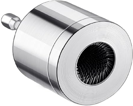 Pulitore per tubi metallici per trapano, spazzola per pulizia tubi per trapano,Spazzola per pulizia tubi in rame metallico per trapano - Strumento per la pulizia con manico esagonale per pulire e prep