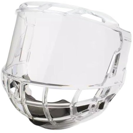 Amagogo Ice Hockey Visor Shield Combo Full Shield Visor Practice Hockey Helmet Cage Sports Protective Helmet, for Men Senior Adults