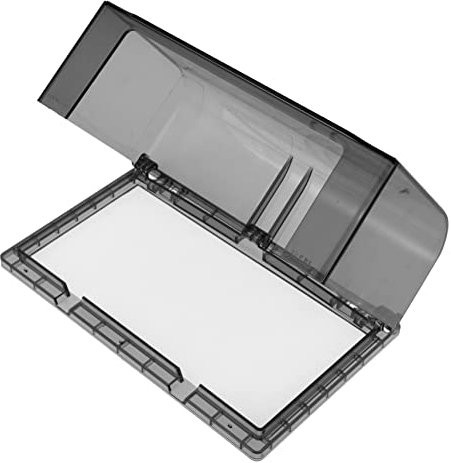 Gadpiparty 2pièces Cache-prises Mural Étanche Autocollant Double Emplacement Noir Protection Anti-éclaboussures Pour Salle De Bain Et Maison Installation Sans Perçage Facile Et Réutilisable