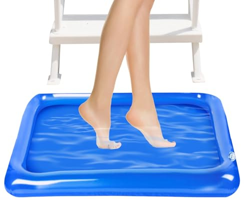 Inflatable Foot Bath – Foot Wash Basin for Swimming Pool, Foot Care Accessory for Home, Spa, Bathroom, Beach, Family