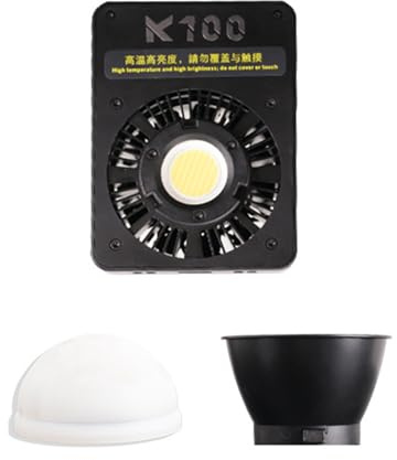 100 W Professionale Outdoor Fotografia Lampada Portatile Studio Video Illuminazione 2800 – 6800 K Gamma di Colori Design Compatto LED Fotografia Lampada