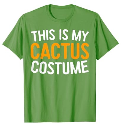 This Is My Cactus Costume Shirt Adult Kids Halloween Costume T-Shirt