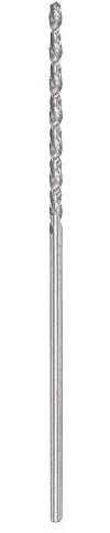 sourcing map Solid Carbide Twist Drill Bits 1.2mm, Metric Left Hand Spiral Flutes Straight Shank Tungsten Steel Drilling Tool for Stainless Steel Alloy Metal