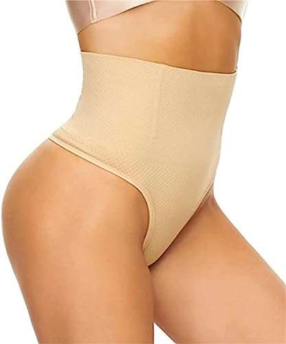 LAZAWG String Gainant Ventre Plat Femme Invisible Gaine Culotte Gainante Sculptante Amincissante Body Shaper Shapewear Thong Panty