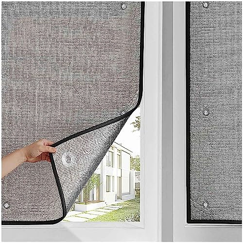 Isolierfolie aus Aluminiumfolie, Fensterfolie mit vollständiger Verdunkelung, Sonnenschutzfolie für Wintergarten/Balkon, reflektierende Tönungsfolie, Strahlungsbarriere, BxH-65x100cm/26 * 39