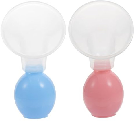 Toyvian 2 Satz Manueller Muttermilchsauger Stillzubehör Silikon Tragbar Leise Für Junge Mütter Zur Milchabsaugung