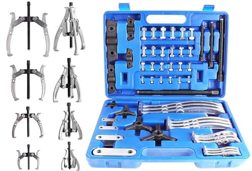 Extractor de polea de cubo de engranaje, separador de cojinetes, 3, 4, 6, 8, juego de extractores de engranajes de 2 y 3 patas, adecuado para quitar engranajes, cubos, pistas de bolas, cojinetes
