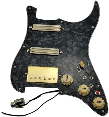 Standard Schlagbrett-Tonabnehmer HSS Prewired Pickguard Alnico V Pickups Humbucker Professionelles Zubehör Pickguard Pickup