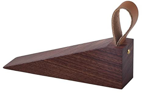 Angoily Nordic Door Stopper Door Wedge, Lightweight Compact, Walnut + for Home Office Random Color