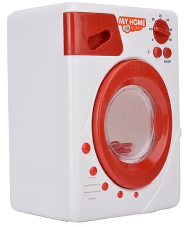 Oceanside Machine à Laver Oceanside Toy, Jouet Interactif, Machine à Laver, Meubles de Maison de Poupée pour Enfants, Jeu de Rôle