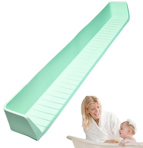 Vasca da bagno paraspruzzi con in silicone, vasche da bagno per bambini, vasca da bagno, mensola giocattolo per proprietari di case e bambini