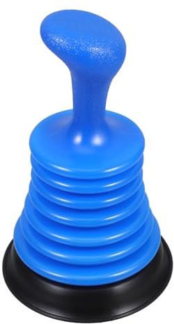 SAFIGLE Small Sink Drain Plunger Compact Lightweight Handheld Drain Unblocker for Bathroom Kitchen Sinks Showers Portable Easy to Clean Plumber Helper for Tight Spaces