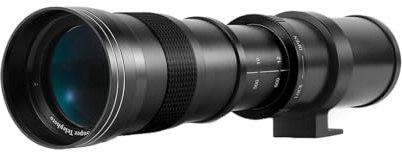 Lens, Téléobjectif Super Manuel 420-1600mm F/8.3, Compatible avec Sony A58 NEX-3NL A7 A7R A6000 A6500 HX300 RX100II HX50,for Camera