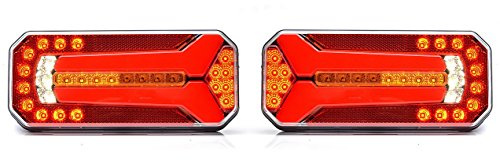LED-Rücklicht mit dynamischem Blinker, für LKW, Anhänger, LKW, Wohnmobil, 12 V, 24 V, E-Prüfzeichen, hergestellt in der EU