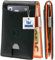 Kronenschein® Portafoglio da uomo con fermasoldi, piccolo portafoglio sottile con protezione RFID, porta carte di credito