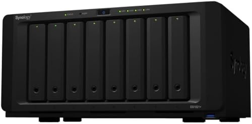 Synology DiskStation DS1821+ Servidor de Almacenamiento NAS Tower Ethernet Negro V1500B