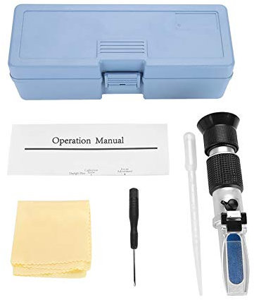 Aquarium Optik Refraktometer Meerwasser Salzgehalt Refraktometer Meerwasser Salzgehalt Messgerät Aquarium Optik Refraktometer Temperatur ATC Digital 0-10%