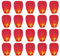 Lot de 20 lanternes Célestes Chinoises, Lanterne Chinoise Volante, Lanternes Volantes en Papier, célestes Souhaitant, 100% biodégradable, Utilisées pour Un Mariage, Une fête, Un Anniversaire(Rouge)