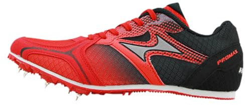 Kraftpaid Zapatillas De Atletismo con Clavos,Zapatillas Clavos NiñOs,Mujer Zapatillas De Clavos,Aumentar La Velocidad Y La Flexibilidad,Adecuado para Carreras De Velocidad Y Saltos
