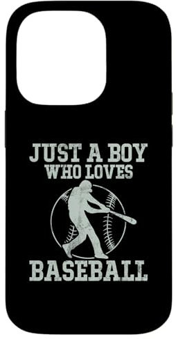 Coque pour iPhone 14 Pro Lanceur de baseball Just A Boy Who Loves Baseball Player