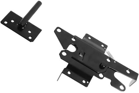 Selbstverriegelndes Zauntor-Verriegelungsschloss, Edelstahl-Torverriegelung für Außenzäune, Gartentore und Fenster, Langlebige und Vielseitige Sicherheits-Hardware-Lösung
