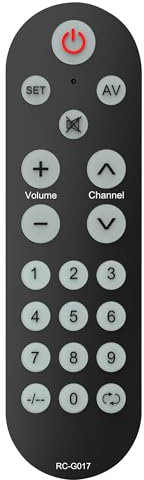 Riry La télécommande universelle fonctionne avec la plupart des marques de téléviseurs, avec de grands boutons, elle est facile à utiliser et facile à utiliser même pour les personnes âgées.