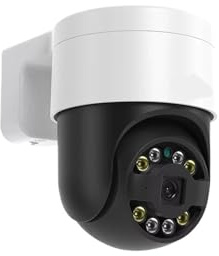 KVBRUI Telecamera IP PTZ Poe 4K 8MP con Zoom Digitale 5X, rilevamento del Volto, telecamere di videosorveglianza for Esterni(1PC 5MP Poe)