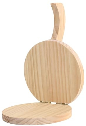 Ioensy Pressa per tortilla in legno, strumento di pressatura, pressa per tortillera messicana per pelle di gnocchi