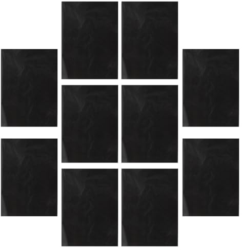 DOITOOL Kohlepapier zum Nachzeichnen 25 Blatt Schwarz aus Papier für Kunst und Bastelprojekte Geeignet für Selbstgemacht und Bürogebrauch