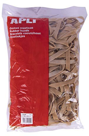 APLI 14899 Rubber Bands 120 x 10 mm in Bag 1 kg