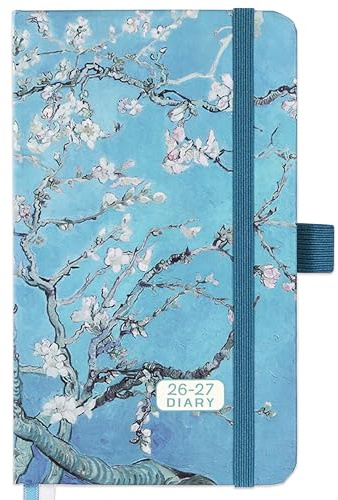 Pocket Diary 2026-2027 - A6 Academic Diary 2026-2027 from Aug 2026 to Jul 2027, A6 Week to View Diary 26-27 with Pen Loop, 16×10×1.5 cm