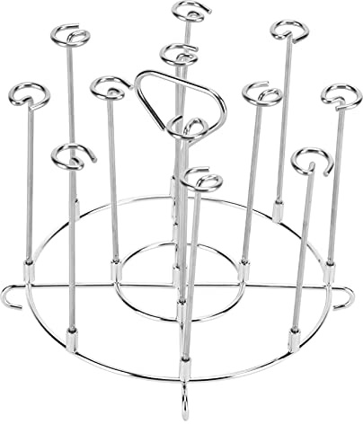 BORDSTRACT Skewer for Grill, Air Fryer Skewer Stands, Stainless Steel Instant Pot Pressure Cooker BBQ Skewers Rack Holder for Air Fryer, Instant Pot, Pressure Cooker (6QT)
