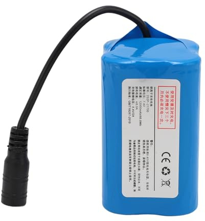 Nesting-Bootsbatterie, 12000 MAh, 7,4 V, Große Wiederaufladbare Lithiumbatterie für Ferngesteuerte Angelköderboote, Geeignet Zum Spielen Im Freien