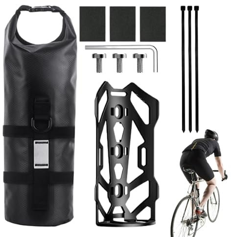 Fahrradgepäckträgertasche - Fahrradtasche und Gepäckträger für 5 Liter, Gepäckträgertasche hinten für Fahrradkoffer | Satteltasche für Fahrradgepäck mit reflektierenden Streifen