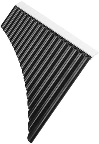 Panflöte Konzert 18 Pfeifen Panflöte C-Dur Panflöte Panflöte Blasinstrument Anfänger Tragetasche(Black)