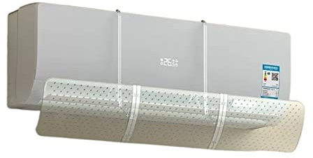 ZJPOJPH Déflecteur de climatiseur, Pare-Brise Anti-soufflage Direct, Couvercle de déflecteur de Sortie de climatisation, Montage Mural, Installation Universelle, sans Installation