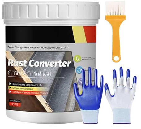 YNPQTDS Convertidor de Óxido,Pintura Convertidora de Óxido para Metal 300 g - Recubrimiento Protector Primario Disolvente de Larga Duración para Automóviles Camiones Barcos Remolques Chasis