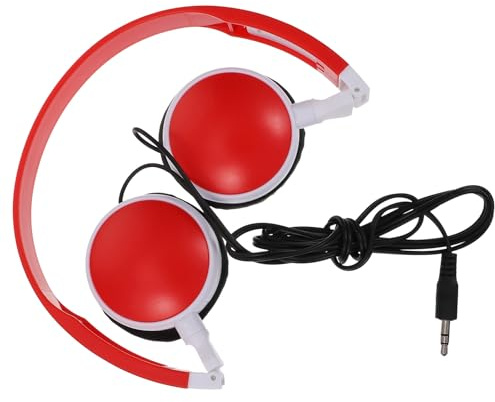 MALUGOGO Cuffie sovrauricolari pieghevoli con microfono per ragazzi, comode cuffie stereo per scuola, giochi e viaggi