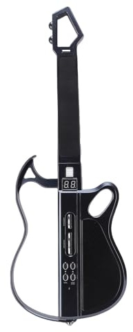 Greensen Guitare Intelligente sans Cordes pour Enfants, Instrument de Musique Électrique avec Lumières LED et Batterie Rechargeable, pour Garçons et Filles à Partir de 3 Ans (Black)
