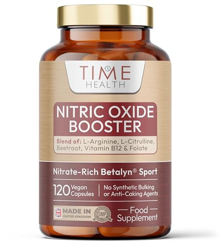 Nitric Oxide Booster - Betalyn® Sport 8% Nitrates - 120 Capsules - UK Made