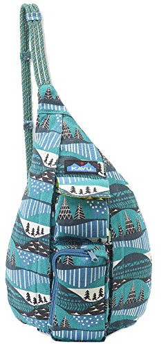 KAVU Mini Seil Tasche Baumwolle Crossbody Sling Winterscape
