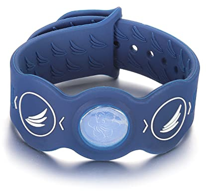 TRI Balance Silikon Magnetarmband mit Magnet + Hologramm + Ionen Technologie Energetix 4you TRINITIX 7001 blau 19-24,5 cm